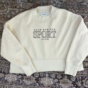 Abercrombie & Fitch Cropped Crewneck Sweater